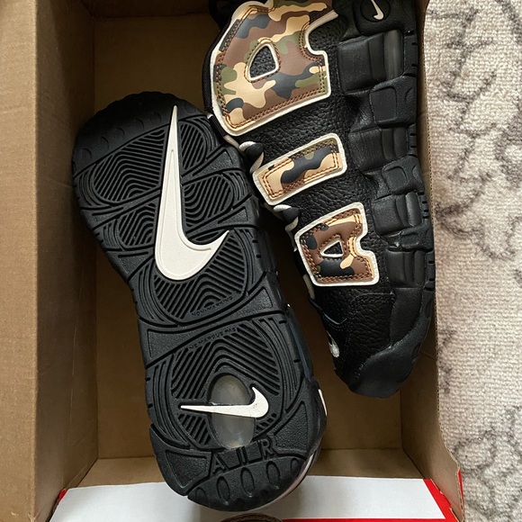 NWT✨ Nike Air More Uptempo QS “Camo” 7y - Picture 6 of 7